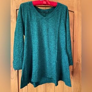 Cut Lose swing top - forest green